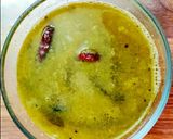 A picture of step 3 of Brahmi leaves Rasam.