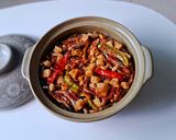 Hình bước làm 4 của món CÁ cơm than kho dưa môn