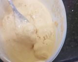 A picture of step 1 of Eggless water breads.