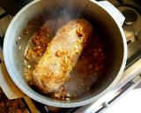 Foto del paso 4 de la receta: Peceto de ternera en salsa de tomates. #Mercado #Tomate