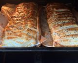 Foto del paso 5 de la receta: Trenzas de hojaldre con jamón York, queso y chorizo
