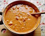 Bakonyi tokány gazdagon (zöld borsóval és gombával) recept fázis 6 fotója