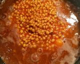 A picture of step 2 of Italian Sausages in Lentil sauce.