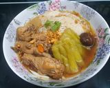 รูปขั้นตอนการทำที่ 5 ของ 🍜ก๋วยเตี๋ยวไก่ตุ๋นมะระ