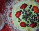 A picture of step 15 of No bake watermelon cake.