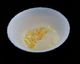 A picture of step 2 of Rice with Hard-Boiled Eggs and Cheese.