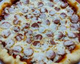 Foto langkah ke 5 dari resep Pizza teflon sederhana empuk tanpa telur 😁.