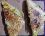 A picture of step 3 of Maggi sandwich.