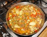 A picture of step 3 of Beef Charquicán.