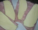 Foto del paso 2 de la receta: Milanesa de Peceto rellena de jamón y muzzarella