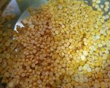 A picture of step 1 of Garlic dal palak.