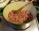 A picture of step 3 of Beef and Barley Soup.