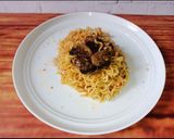 Foto langkah ke 4 dari resep 125. Indomie spicy aglio olio with mushroom.