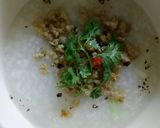 Hình bước làm 5 của món Cháo trắng thịt bằm
