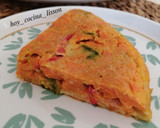 Foto del paso 6 de la receta: Tortilla de boniato con pimientos