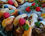 Foto del paso 9 de la receta: Corona de hojaldre y chocolate
