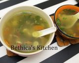 A picture of step 2 of Tom Yum Vegetable Soup.