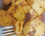 Foto langkah ke 4 dari resep Roti bakar teflon balur susu-keju-telur 🍳.