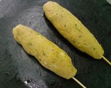A picture of step 6 of Lobia kabab.