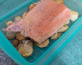 Foto del paso 4 de la receta: Salmón con boniato, cítricos y soja en Lékué