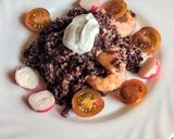 Foto del paso 5 de la receta: Arroz venere con ali-oli