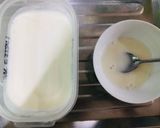 Hình bước làm 2 của món Sữa chua dẻo (không cần ủ)