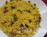 A picture of step 5 of Lemon Rice.
