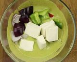 A picture of step 3 of Hariyali paneer tikka.