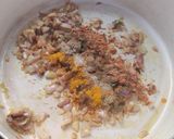 A picture of step 3 of Chicken bharta.