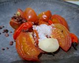 Foto langkah ke 2 dari resep Plecing Kangkung Rebus Sambal Tomat Segar.