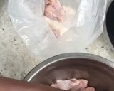 A picture of step 1 of Buffalo Wings with home-made Blue Cheese Dip.