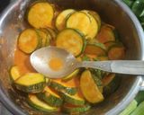 A picture of step 3 of Masala Zucchini.