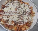 Foto langkah ke 6 dari resep Pizza Roti Susu Teflon.