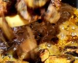 A picture of step 6 of Vegetarian fish with banana curry.