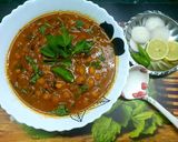 A picture of step 5 of Methi Chole Masala.