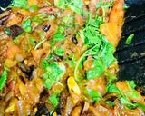 A picture of step 2 of Mutton tahari in my style.