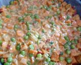 Foto del paso 6 de la receta: Tortilla de zanahoria y arvejas sin huevo apto vegano