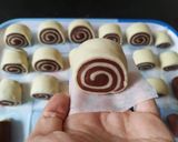 Hình bước làm 4 của món Bánh bao ốc sên