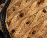 A picture of step 8 of Savory Pastiera.
