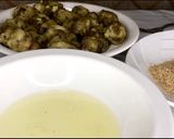 A picture of step 8 of Cheesy lamb and potatoes kupta.