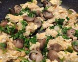 A picture of step 5 of Vegetarian Oh jian (oyster omelette).