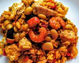 Foto del paso 3 de la receta: PAELLA🥘De Ayer, con Zaragoza Blanca y Zurimi...!🦀