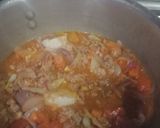 A picture of step 4 of Qeema sev.