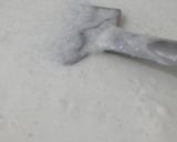 A picture of step 1 of Mango kheer.