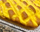 Foto del paso 9 de la receta: Pastel con peras en almíbar y crema sin gluten