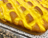 Foto del paso 9 de la receta: Pastel con peras en almíbar y crema sin gluten