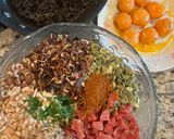 A picture of step 1 of Sugar-Free Mixed Nut Mooncakes.