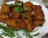 A picture of step 9 of Cauliflower pakoda recipe | gobhi ke pakode.
