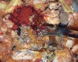 A picture of step 4 of Tandoori chicken boti biryani.