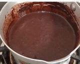 A picture of step 3 of Perfect Chocolate Mirror Glaze.